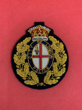 City Of London Police Hand Embroidered Bullion Wire Blazer Badge